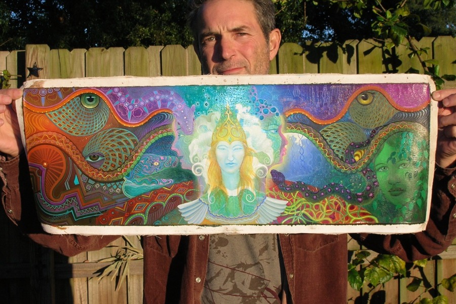 Ayahuasca Trance- By Visionary Artist- Anderson- SOLD
